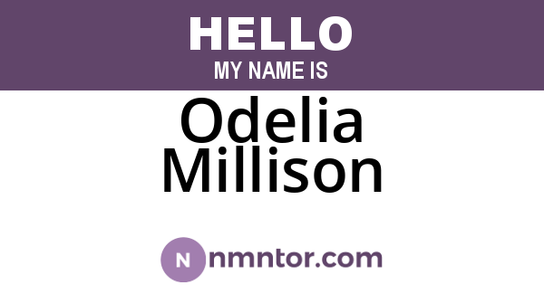 Odelia Millison