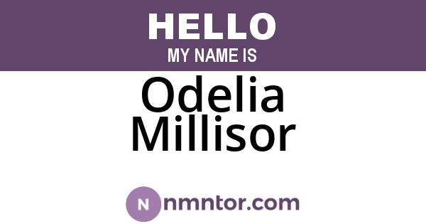 Odelia Millisor