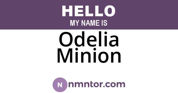 Odelia Minion