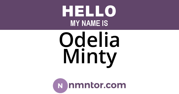 Odelia Minty
