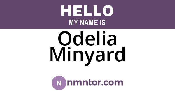 Odelia Minyard