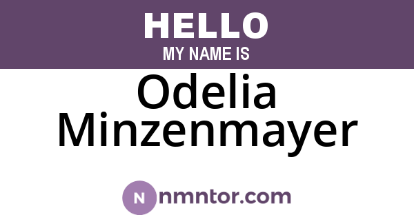 Odelia Minzenmayer