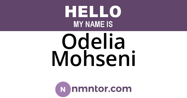 Odelia Mohseni