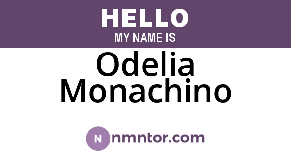 Odelia Monachino