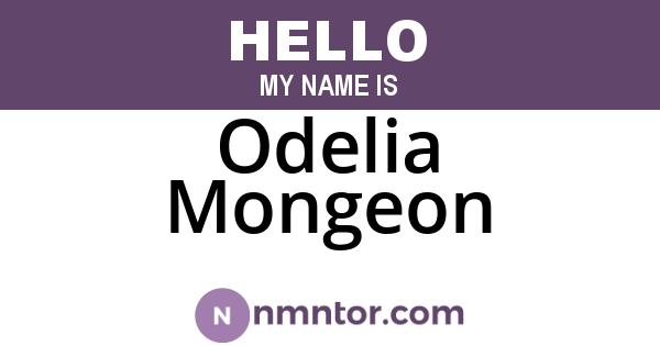 Odelia Mongeon