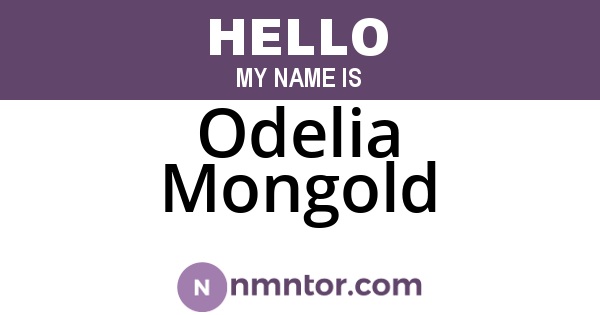Odelia Mongold