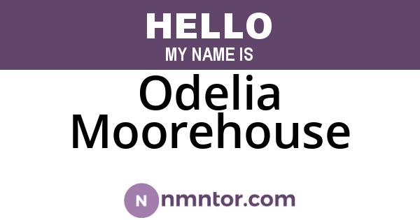 Odelia Moorehouse
