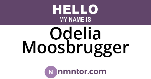 Odelia Moosbrugger