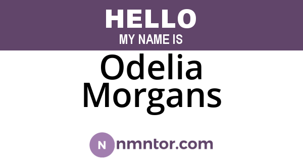 Odelia Morgans