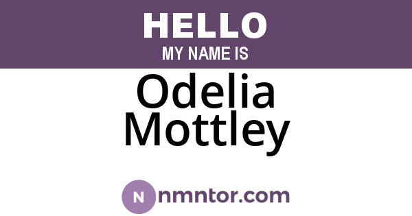 Odelia Mottley