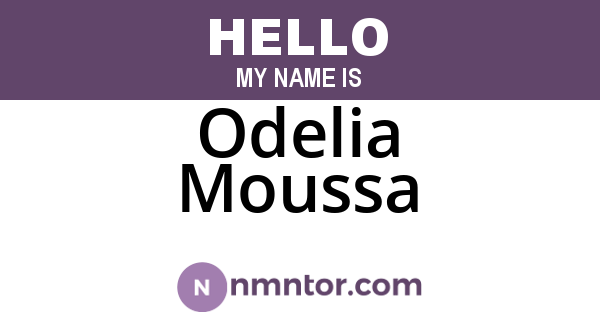 Odelia Moussa