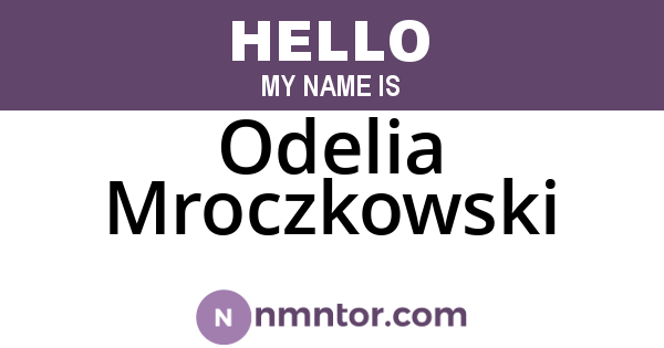 Odelia Mroczkowski