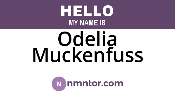 Odelia Muckenfuss