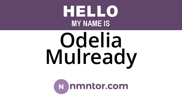 Odelia Mulready