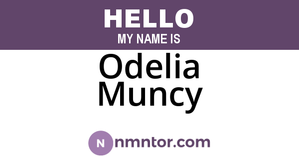 Odelia Muncy