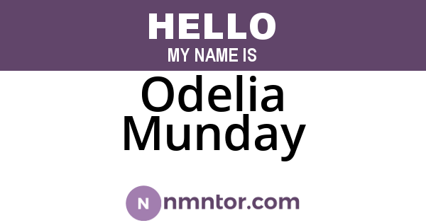 Odelia Munday