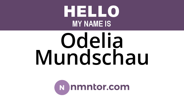 Odelia Mundschau