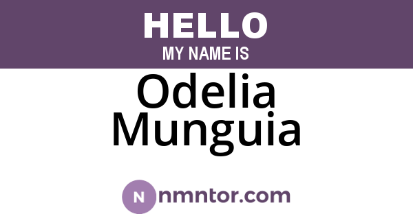 Odelia Munguia