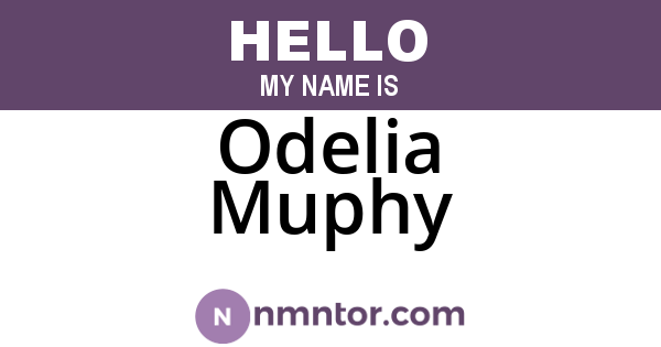 Odelia Muphy
