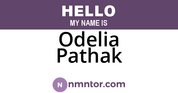 Odelia Pathak