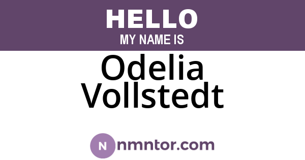 Odelia Vollstedt