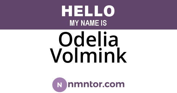 Odelia Volmink