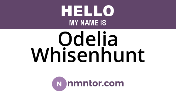 Odelia Whisenhunt