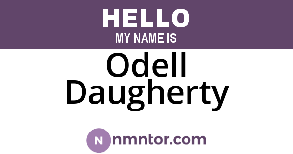 Odell Daugherty