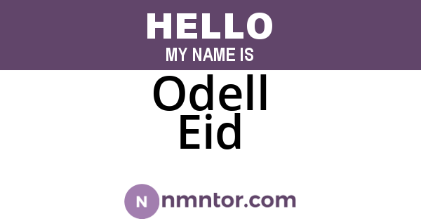 Odell Eid
