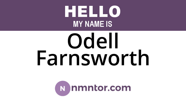 Odell Farnsworth