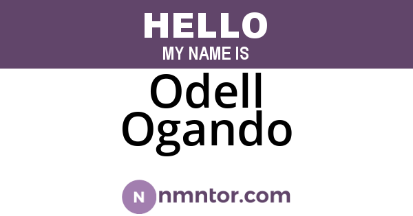 Odell Ogando