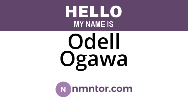 Odell Ogawa