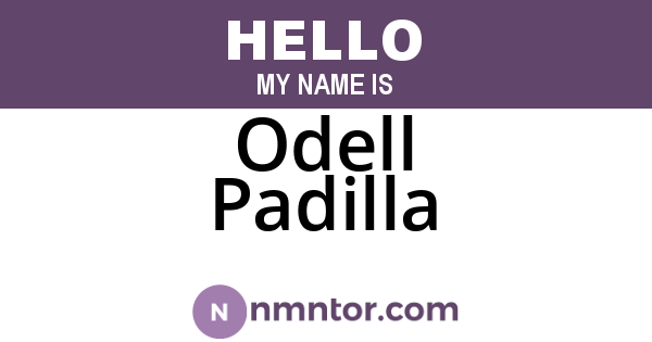 Odell Padilla