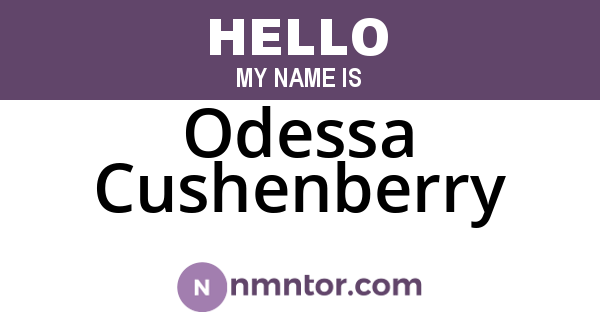 Odessa Cushenberry