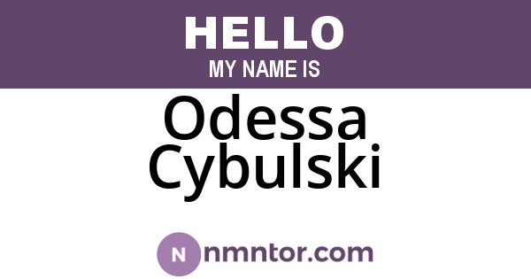 Odessa Cybulski