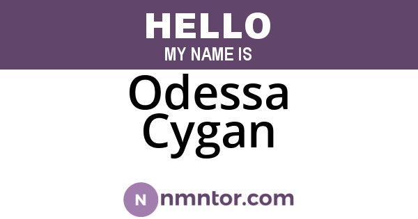 Odessa Cygan