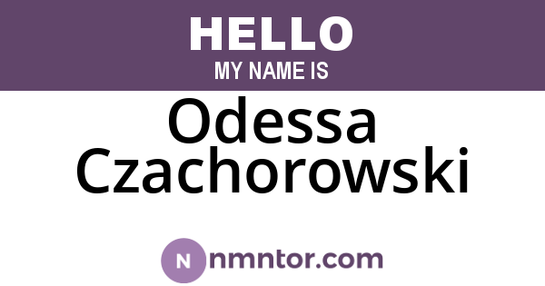 Odessa Czachorowski