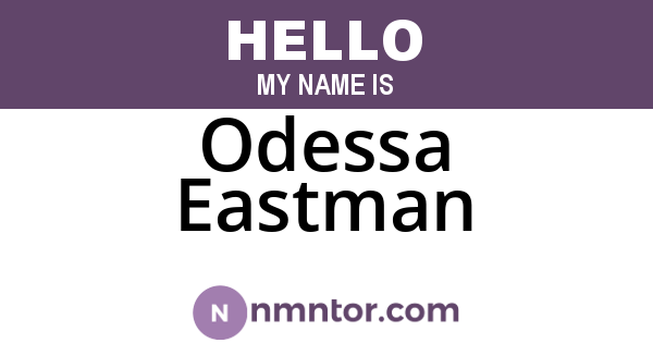 Odessa Eastman