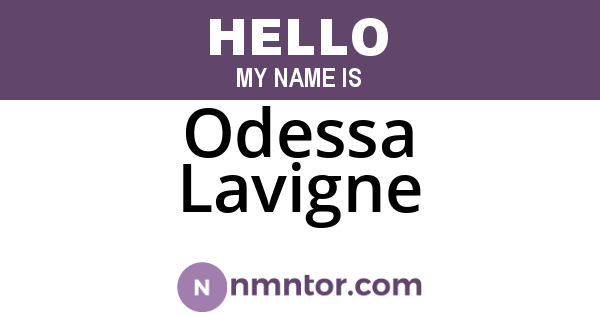 Odessa Lavigne