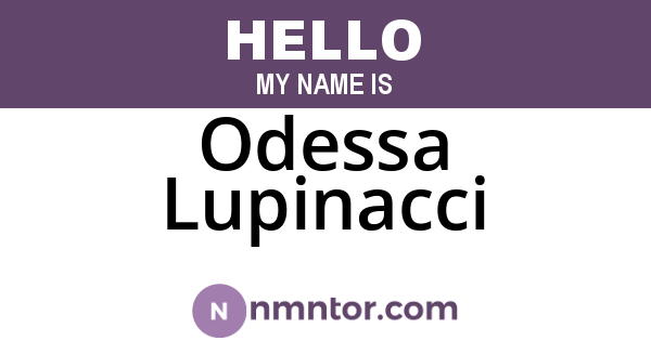 Odessa Lupinacci
