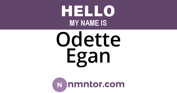 Odette Egan