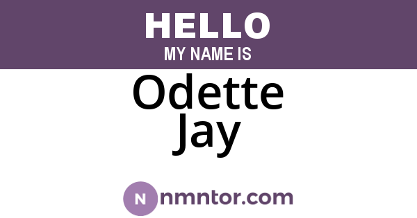 Odette Jay