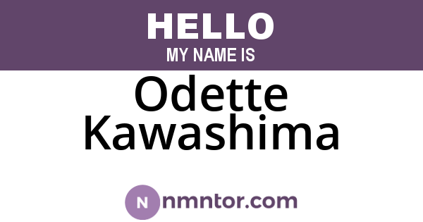 Odette Kawashima