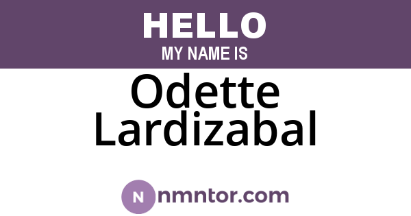 Odette Lardizabal