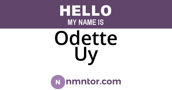 Odette Uy