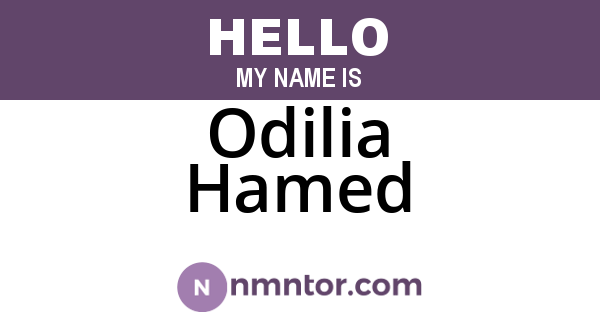 Odilia Hamed