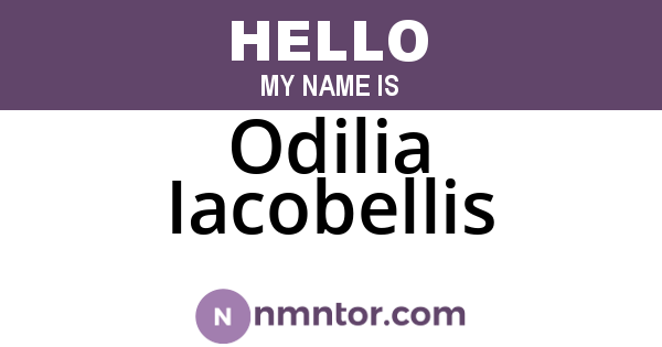 Odilia Iacobellis