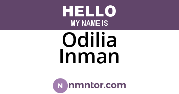 Odilia Inman