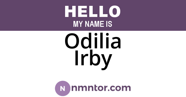 Odilia Irby