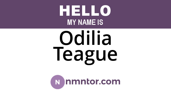Odilia Teague